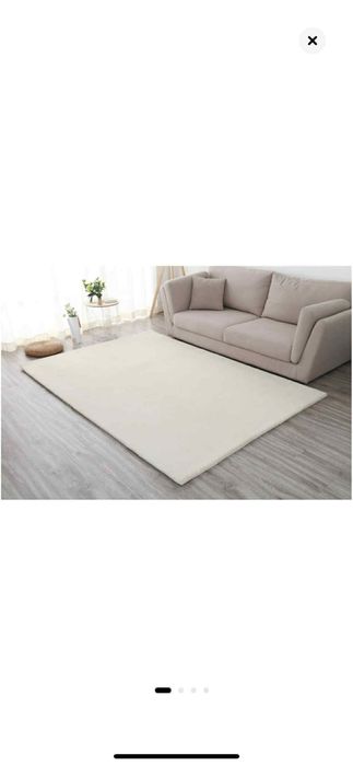 2 броя килим 200/300 см заешки косъм 3 см