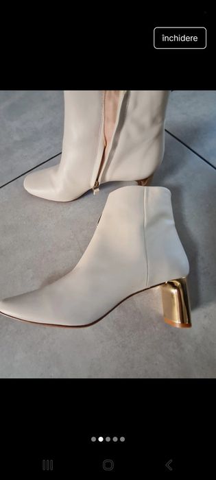 Botine superba piele Uterque