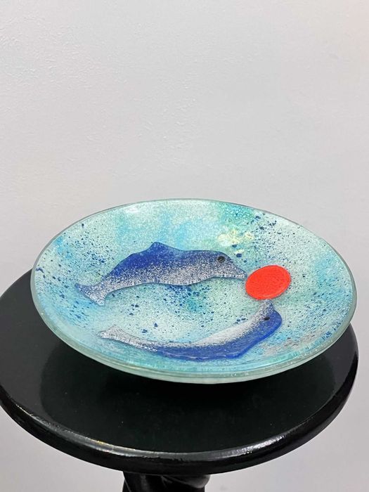 Set bibelou si platou vechi cristal de MURANO bibelouri ieftine marcat