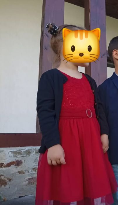 Amy Byer оригинална червена официална рокля за повод