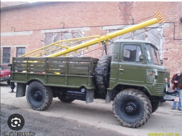 Услуги ямобура ГАЗ-66 по городу и выезд в районы