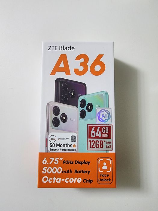 Телефон ZTE Blade 12 гб/64 гб