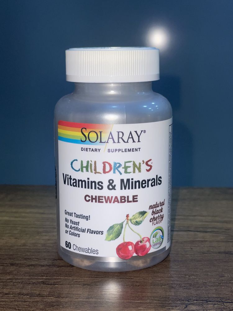 Solaray Childrens Vitamins & Minerals 60 chewables
