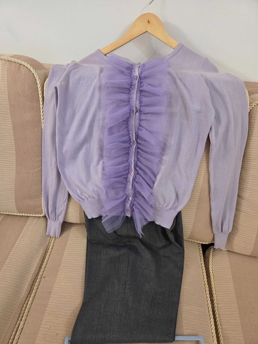 Bluza dama Vicolo, bumbac 100% mov