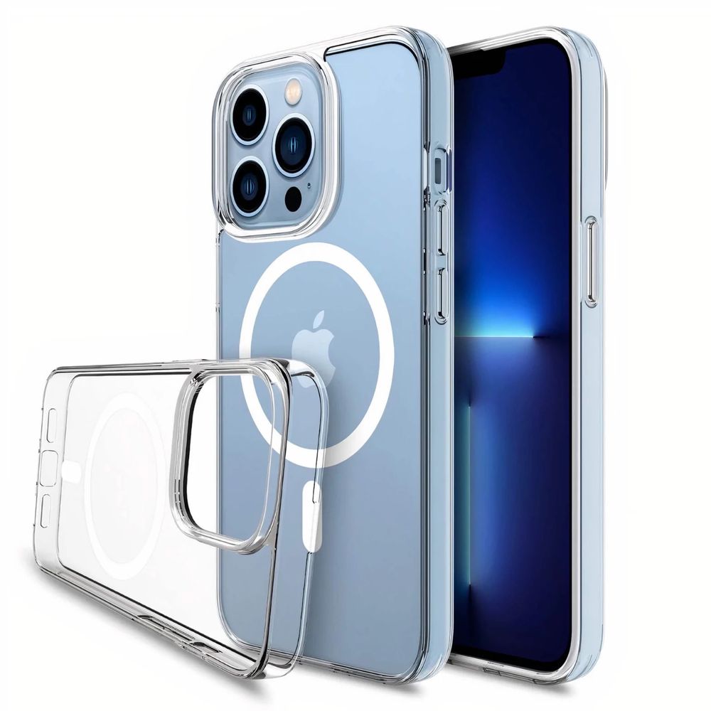 MagSafe кейс + подарък стъкло за iPhone 16 15 14 13 PRO MAX
