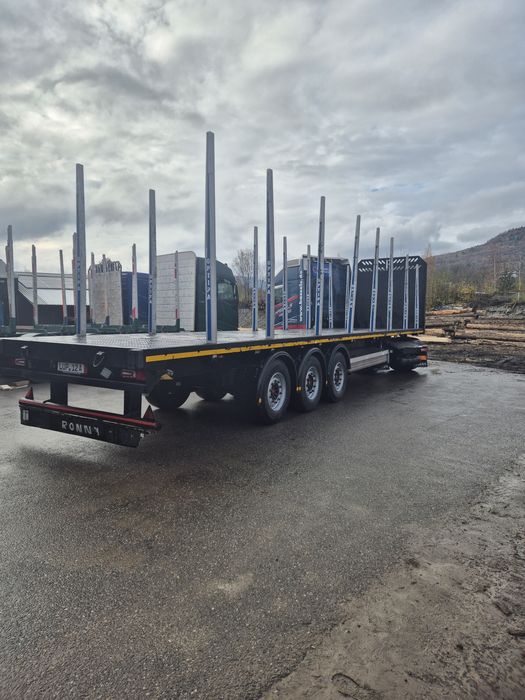 Semiremorca Pavic..transport forestier..lemne..bustean