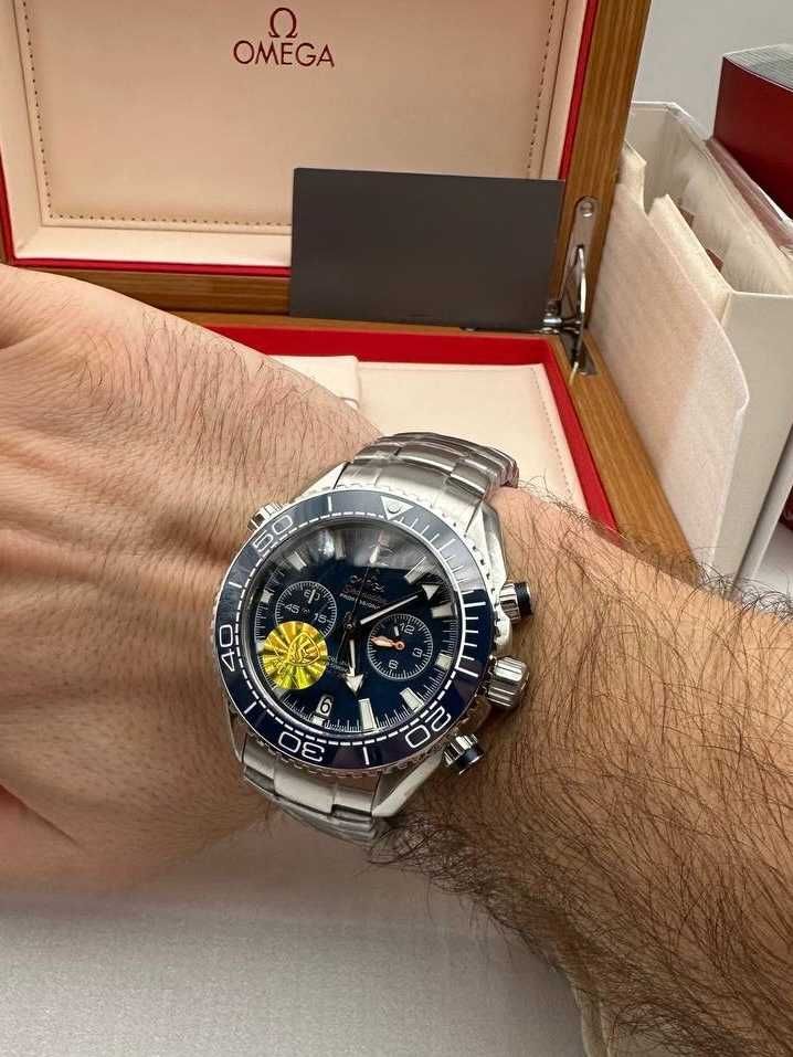 Мъжки Часовници seamaster сив хронограф