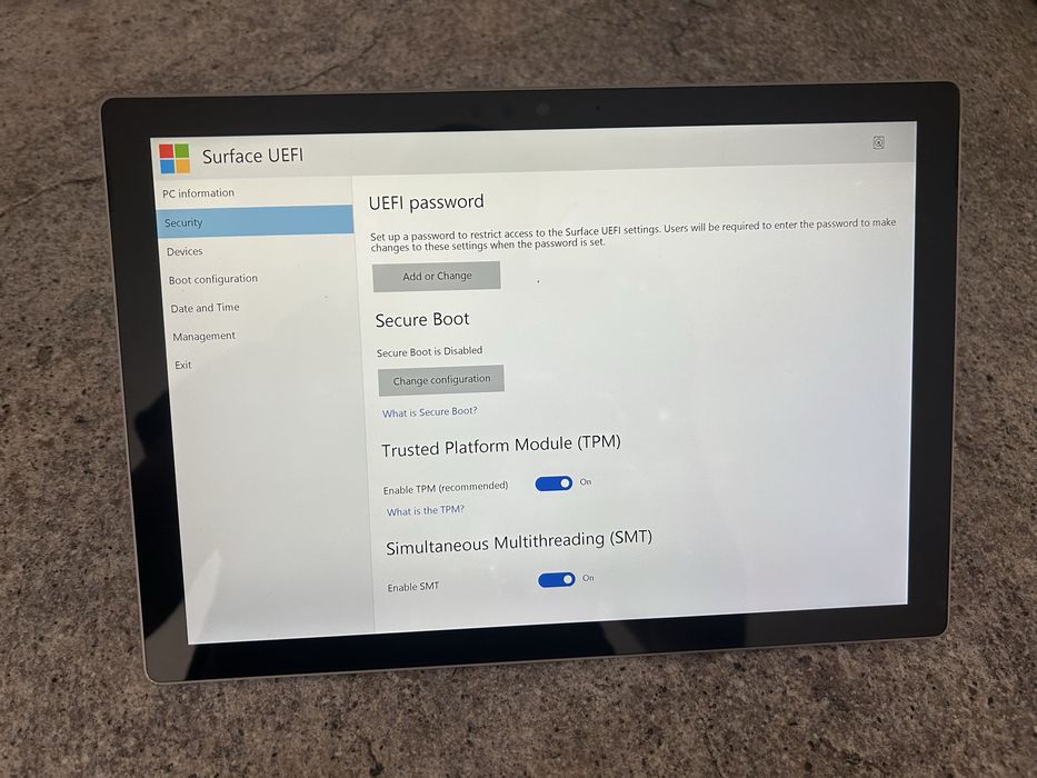 Tablet Microsoft Surface PRO 5 - 1807 - i5, 256 SSD, 8Gb Ram
