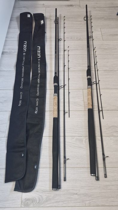Vand 2 lansete daiwa n zone s distance feeder 3.9m 120g.