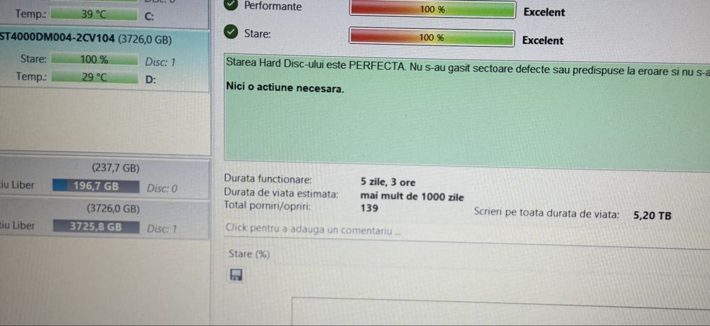 HDD NOU pe alese HardDisk Seagate si Adata 4TB si 3 TB