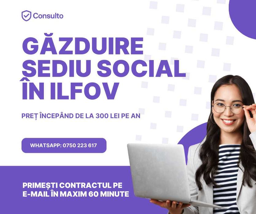 Infiintare / Modificari / Gazduire sediu social SRL / PFA