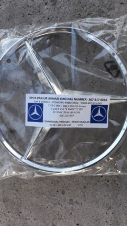 Емблема предна решетка Мерцедес/Mercedes W204/W205/W207/W212/Х204/W245