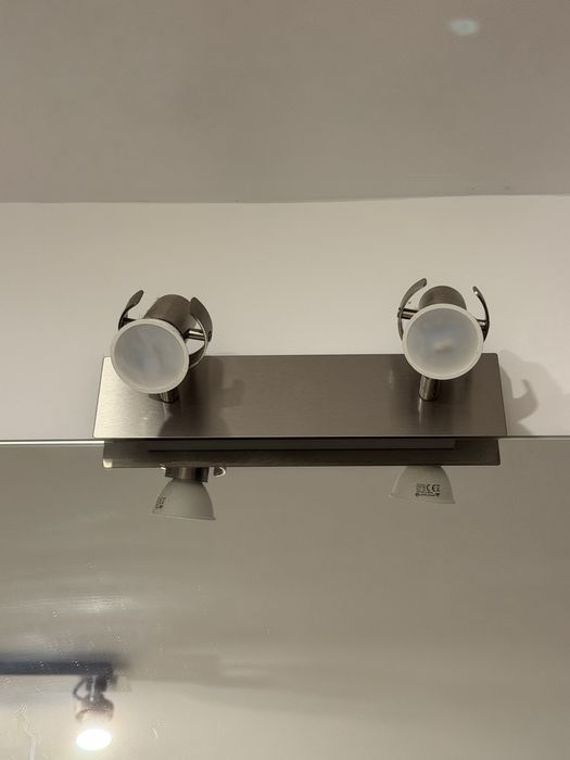 Plafoniera 2 spoturi + becuri