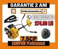 Motocositoare benzina Motocoasa 7,5CP CAMPION complet echipata PREMIUM