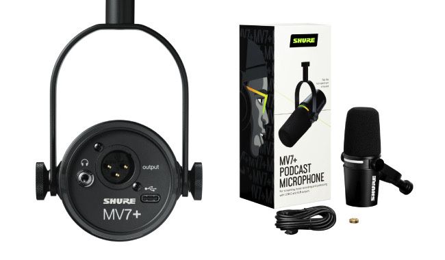 Shure MV7+ Микрофон для подкастов