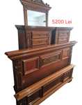 Dormitor Baroc din Lemn Masiv Sculptat Manual