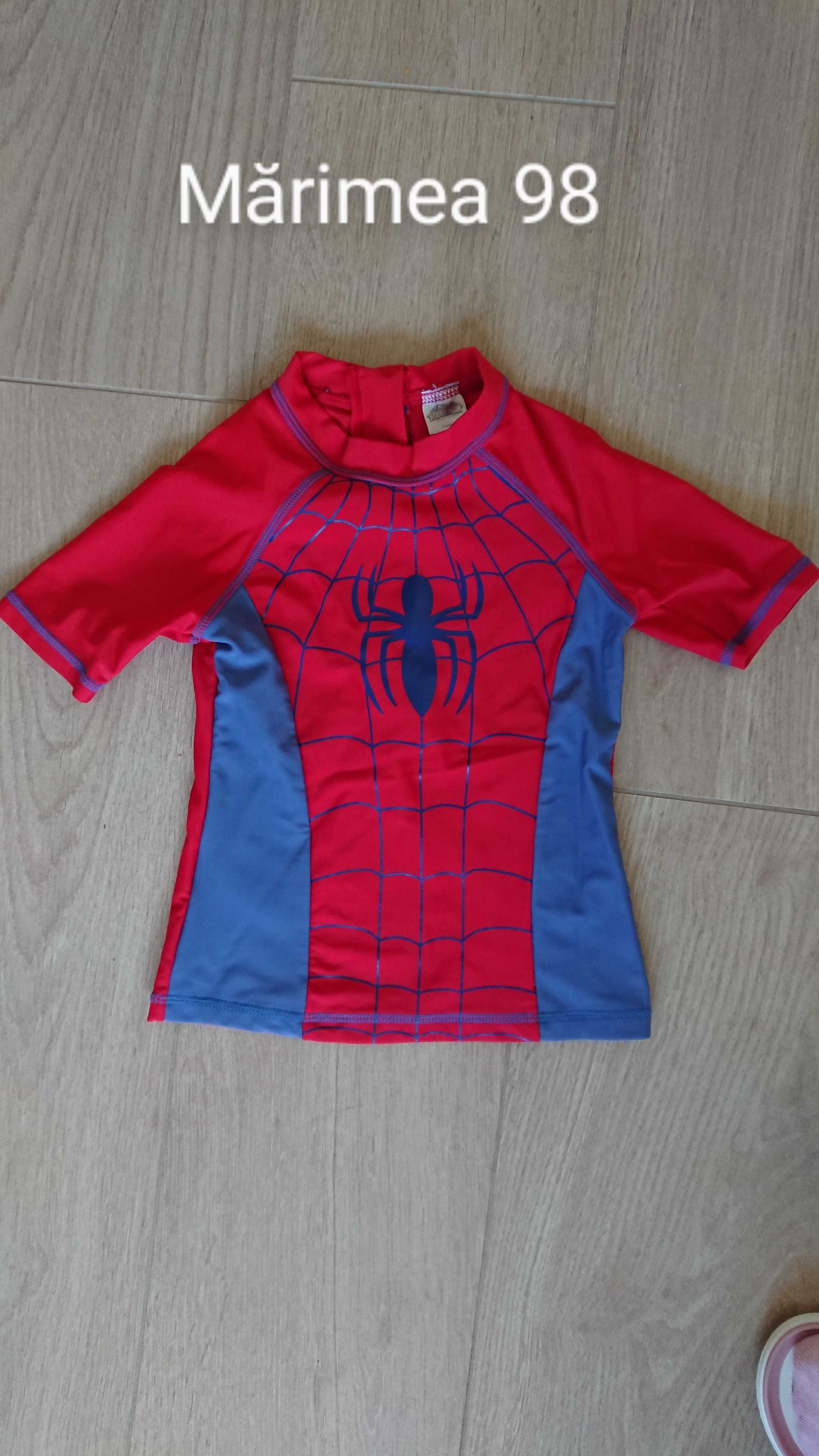 Tricou plajă anti uv Spiderman băieți