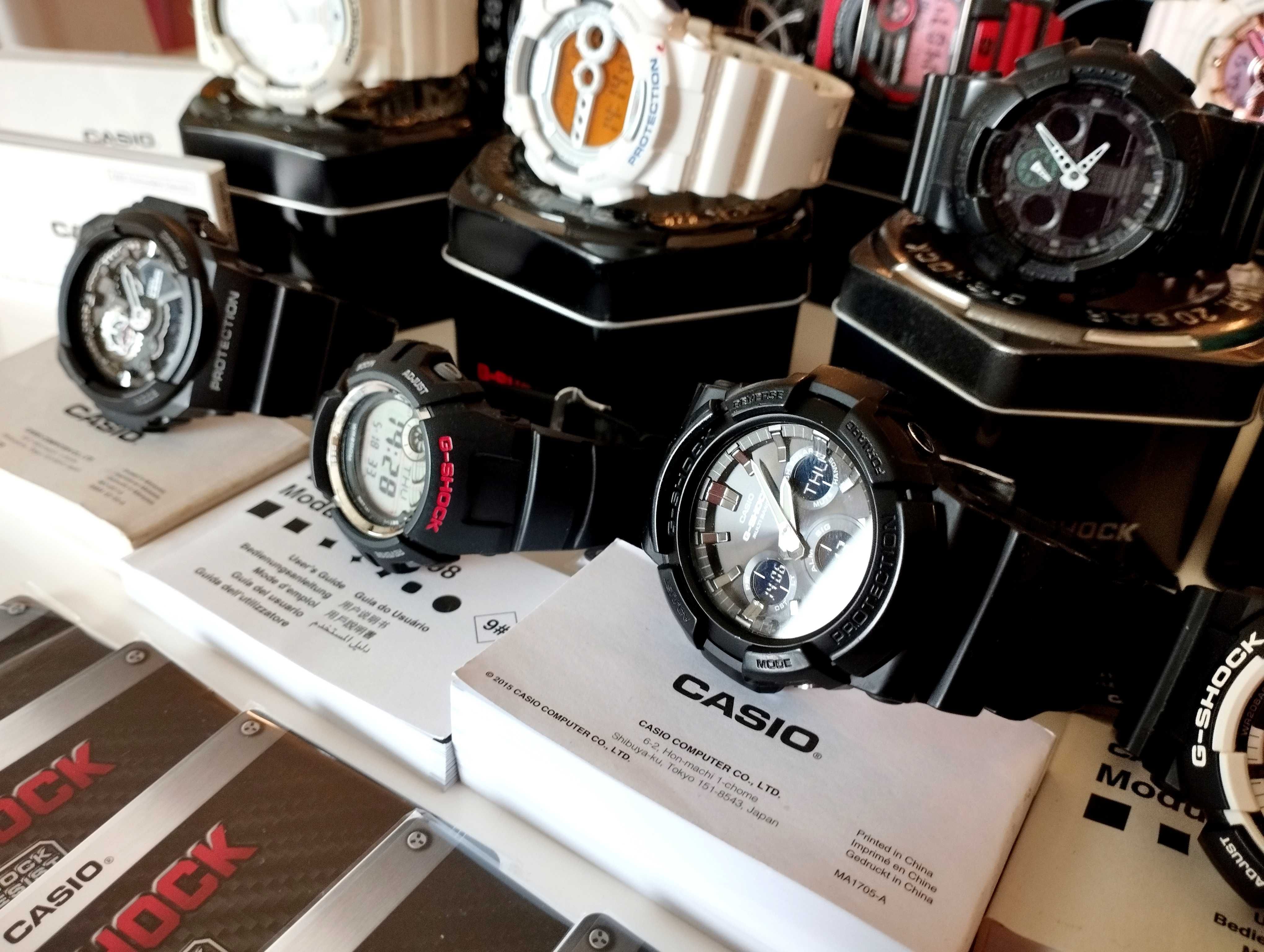 колекция 8 бр. CASIO G-SHOCK нови и употребявани