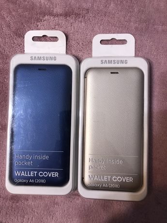 Vând husa carte originala Wallet Cover Samsung A6 2018 A600 nou