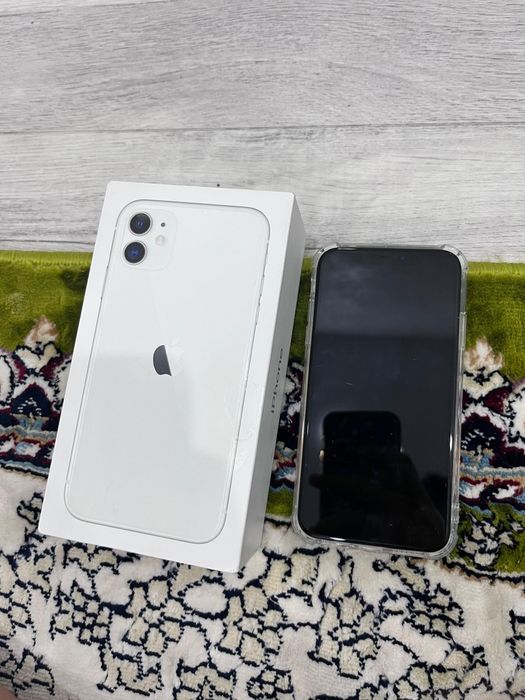 Продам iphone 11 128 гб идеальный АКШАСЫ БАРЛАР ЖАЗЫҢ ТЕК.