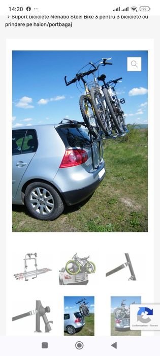 Vand suport biciclete cu 2 sau 3 pozitii Thule sau de origine