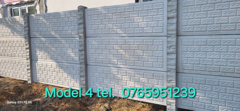 Vand garduri din beton diferite modele!
Calitate garantata!