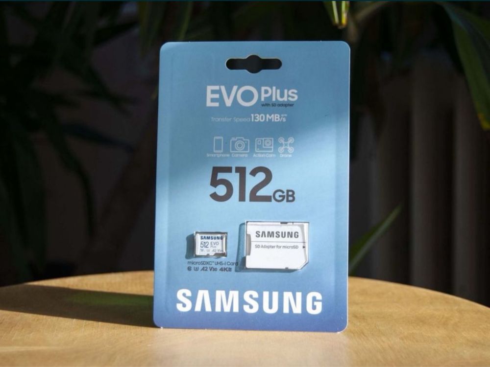 MicroSD 512Gb Samsung Evo Plus