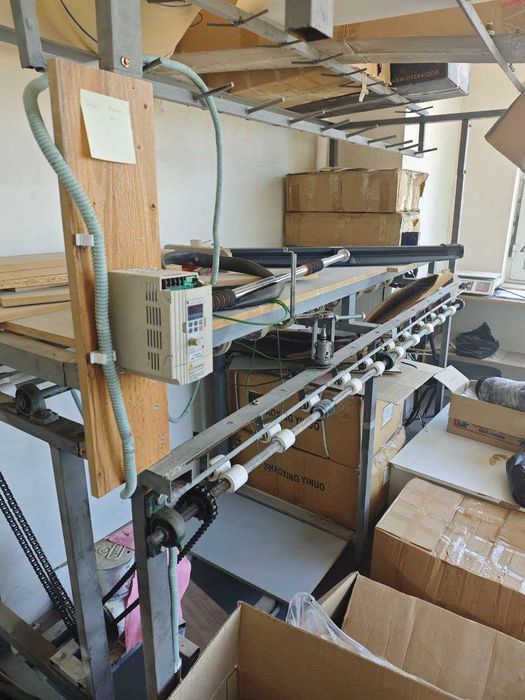 комплекс оборудования для производства шнуров и вязания.