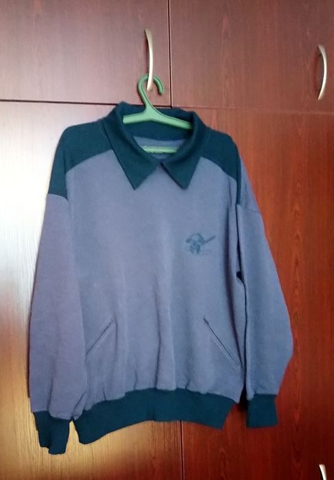 Спортивный костюм, Олимпийка для тренировок из натуральной шерсти.