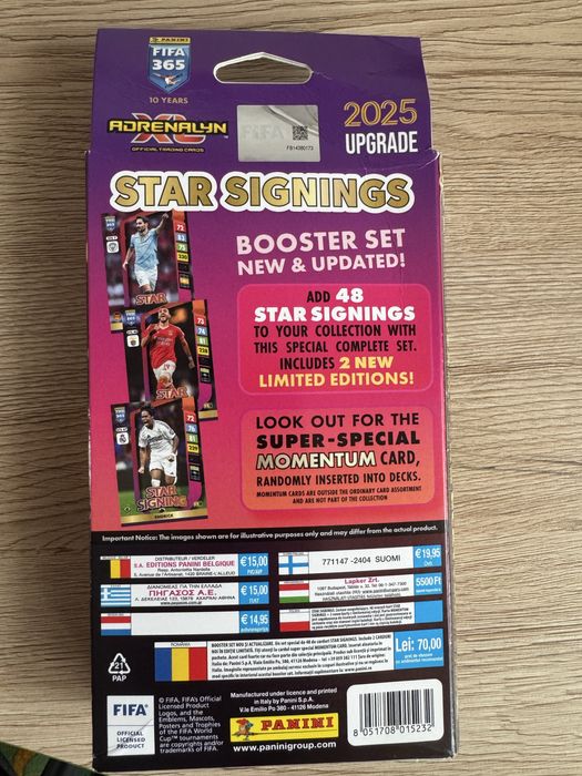 Panini Fifa 365 Adrenalyn 2025 STAR SIGNING