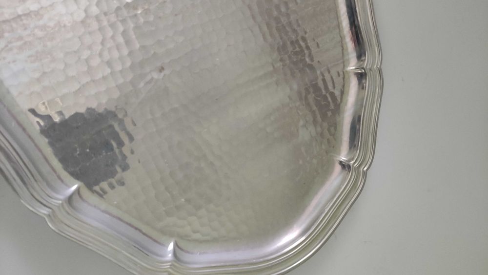 Швейцарски овален ръчно кован поднос