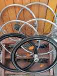 Set roti mtb 26 single speed  treking 28 jante duble butuci Shimano