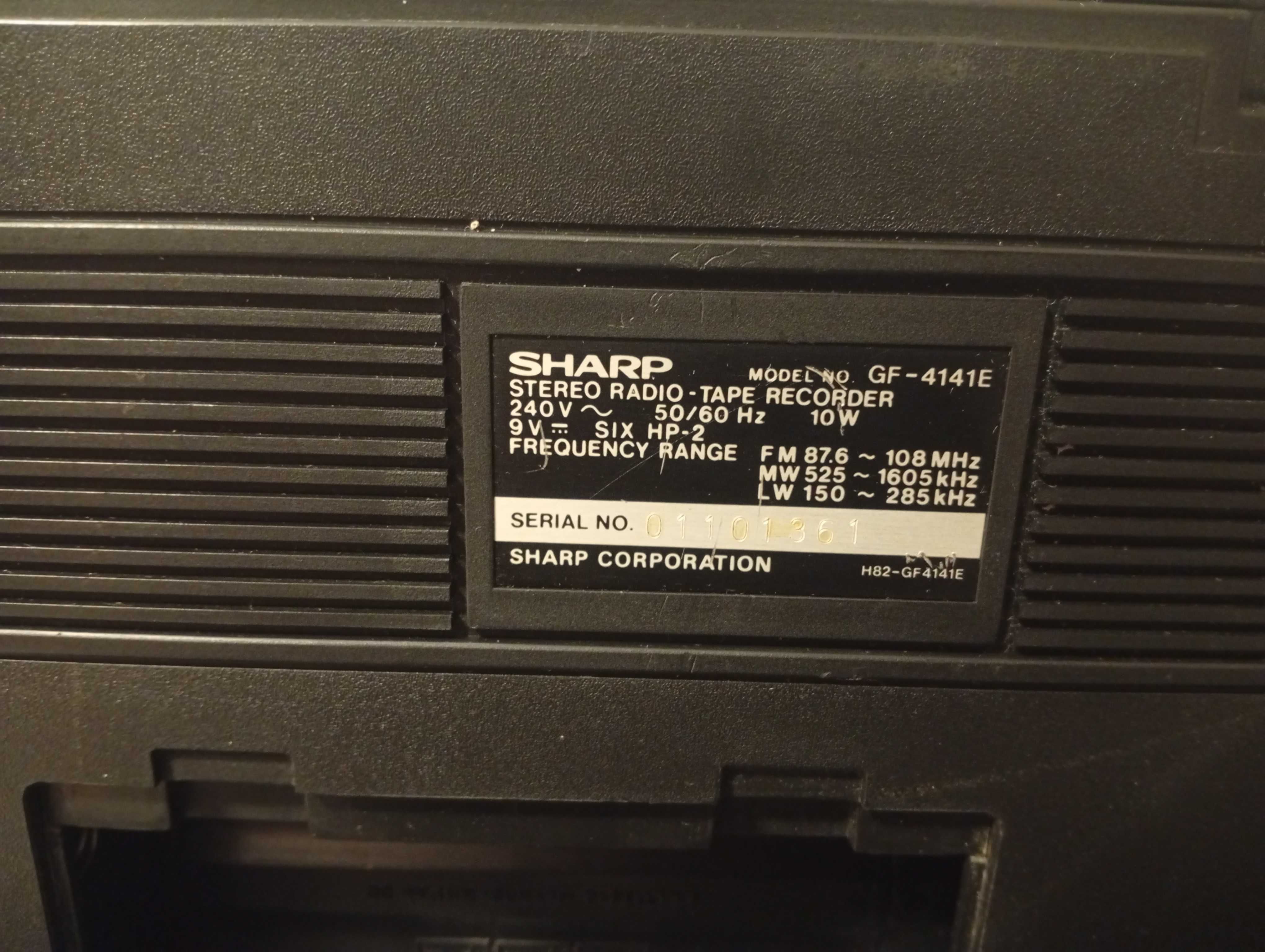 Radiocasetofon SHARP GF4141