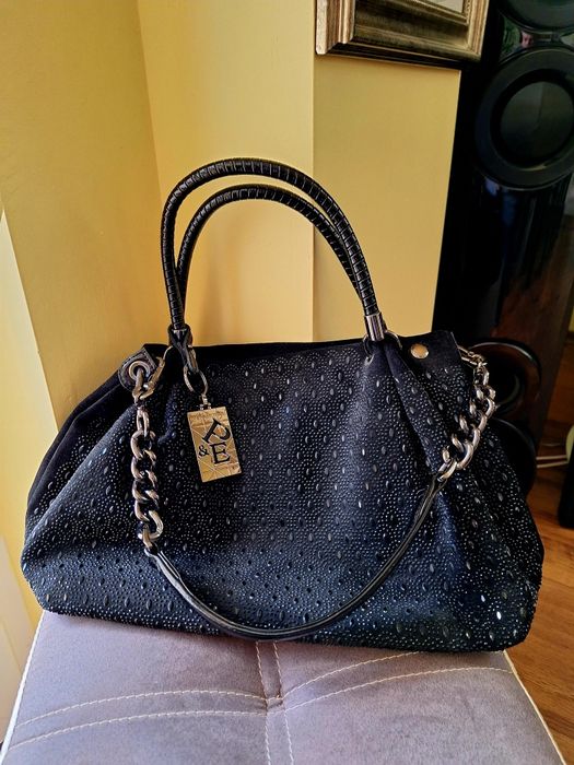 Красива италианска дамска чанта Polina&Eiterou