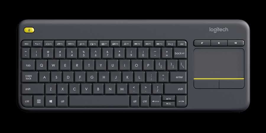 Беспроводная сенсорная клавиатура elogitech K400 Plus