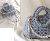 Ръчно-изработена плетена чанта