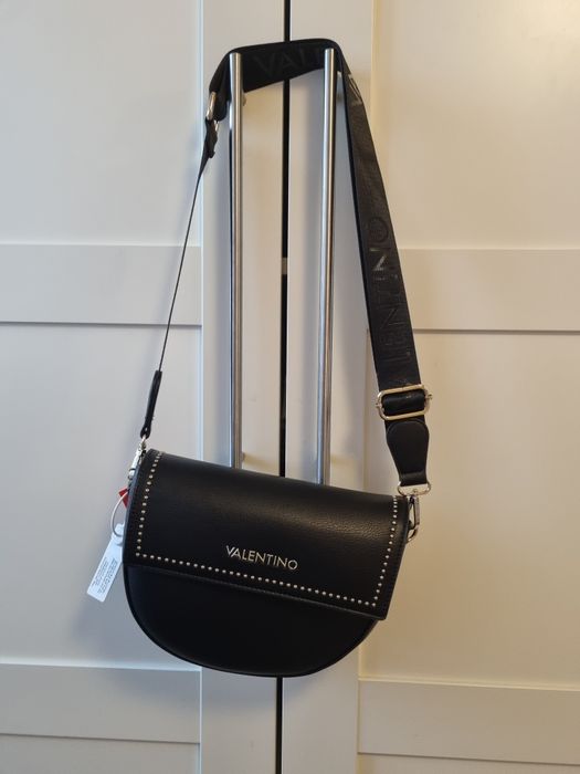 Черна дамска чанта Valentino