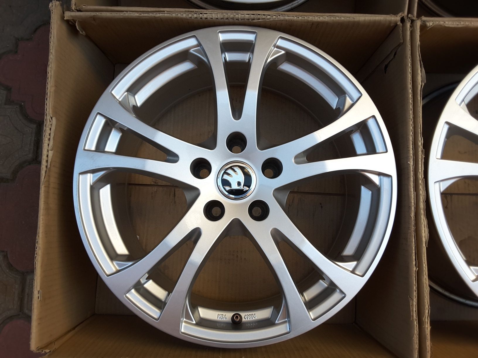 jante aliaj 17; 5x112;  Skoda Kodiaq, Karoq, Superb, Octavia Scout