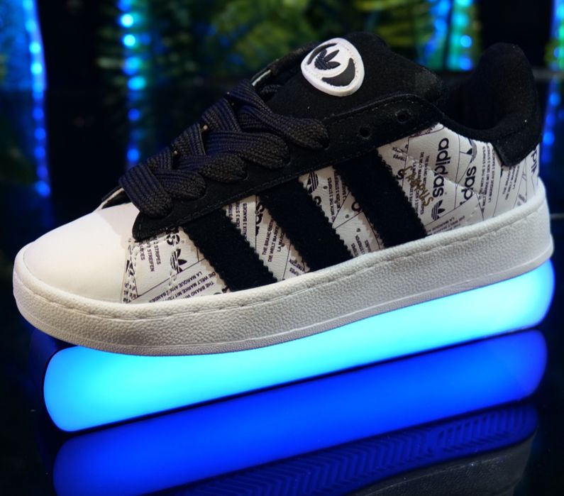 Дамски Кецове Adidas Campus - Цвят - Бяло и черно 36-40 номер