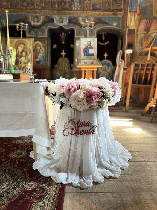 Decor botez cristelnita ferita  biserica