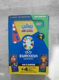 Topps Euro 2024 cutie 44 carduri + 4 hot shots limited edition