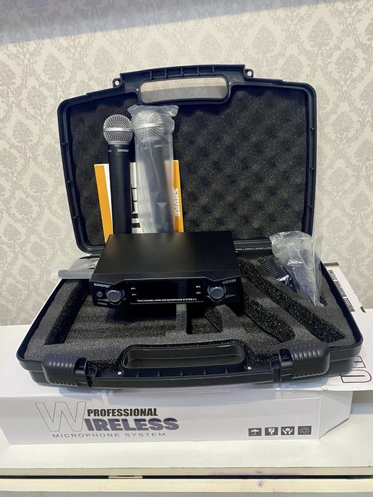 Микрафон новый SHURE, 625-675 Мгц