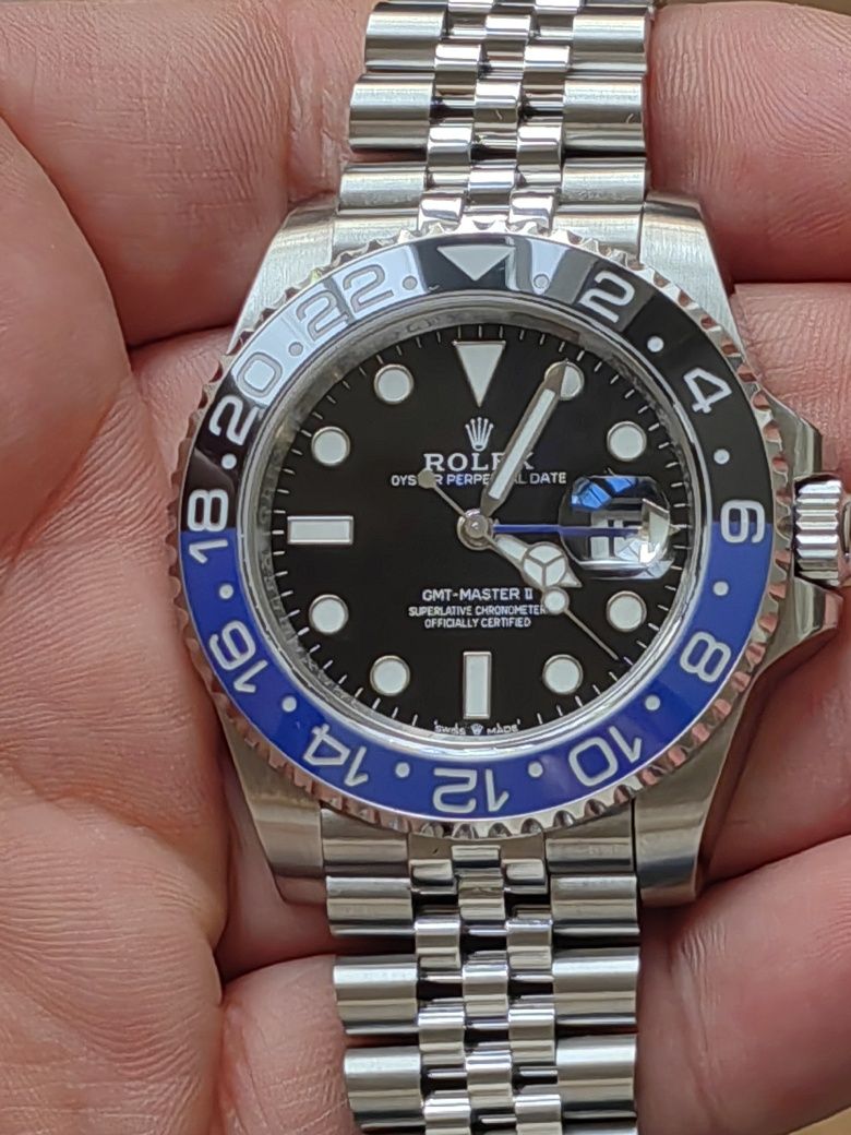 Автоматичен часовник Rolex GMT Master 2 batman, batgirl