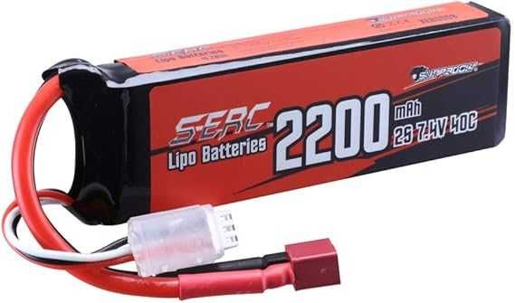 SUNPADOW 7.4V 2S Lipo батерия 40C 2200mAh  за RC превозни средства