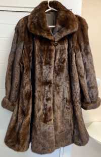 Палто от визон - цели кожи