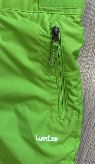 Pantaloni ski copii,verde neon,marimea 164 cm