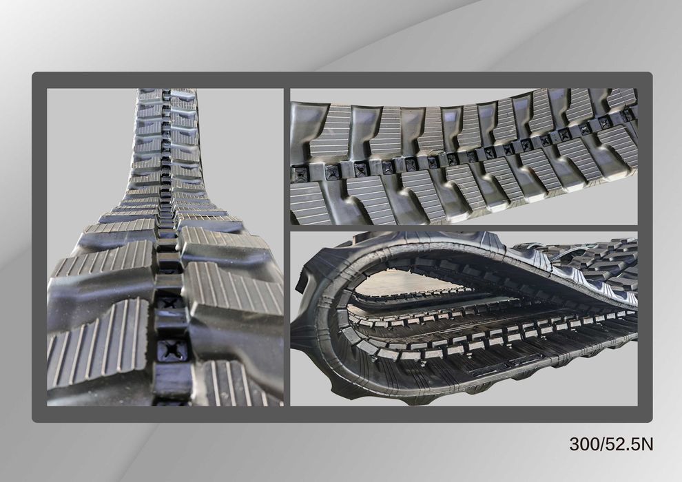 Șenilă  cauciuc  300 x 52,5 x 78N