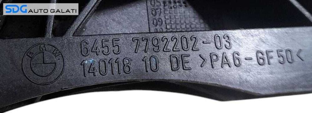 Suport Compresor AC Aer Conditionat Clima BMW Seria 5 E60 E61 2.5 D 2003 - 2010 Cod 64557792202-03 7792202-03 [N1453]