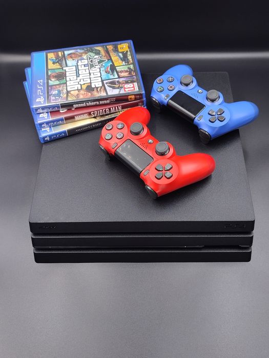 Playstation 4 Pro 1tb - 4k Full Hdr +2 controllere + pachet jocuri !