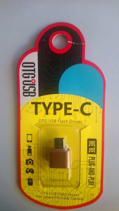 Переходник Адаптер USB 3.0 на TYPE-C для компьютера и мобильных теле